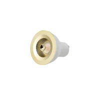 Bec Azzardo BULB plastic, alb, auriu, LED, 4000K, 7W, 350lm - 6055