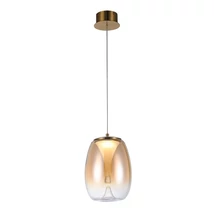 Pendul Azzardo PAMELA metal, sticla, chihlimbar, LED, 8W, 3000K, 640Lm - AZ-6184