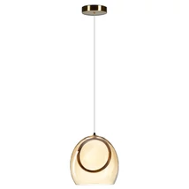 Pendul Azzardo NICOLE metal, sticla, chihlimbar, LED, 8W, 3000K, 640Lm - AZ-6197