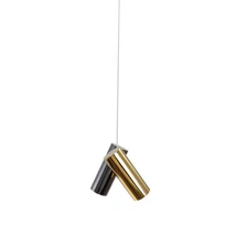 Pendul Azzardo JADE metal, acril, negru, crom, auriu, LED, 12W, 3000K, 960Lm - AZ-6212