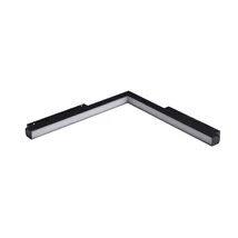 Sursa de lumina pentru sina magnetica Azzardo SAGA ALFA TRACK metal, plastic, negru, alb, LED-48V, 3000K-4000K-6000K, 24W - 6245