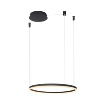Pendul Azzardo HALO metal, plastic, negru, alb, LED, 60W, 3000-6000K, 3384Lm - AZ-6475