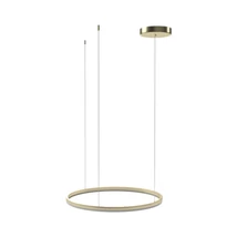 Pendul Azzardo HALO metal, plastic, auriu, alb, LED, 60W, 3000-6000K, 3384Lm - AZ-6476
