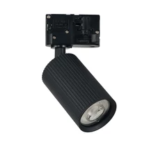 Sursa de lumina pentru sina trifazata Azzardo LUCAS metal, plastic, negru, GU10 - AZ-6491