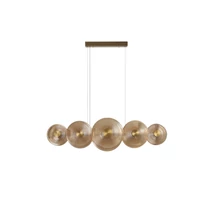 Pendul Azzardo NAZAR metal, sticla, chihlimbar, LED, 52W, 3000K, 1189Lm - AZ-6531