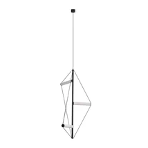Pendul Azzardo ORION metal, negru, alb, LED, 30W, 3000K - AZ-6535