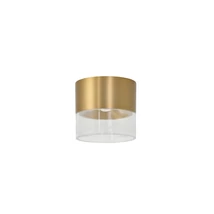 Plafoniera Azzardo LIMAN metal, auriu, transparent, LED, 10W, 3000-4000K - AZ-6551
