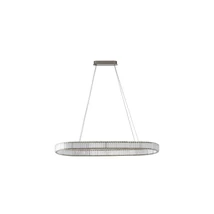 Pendul Azzardo SPARKING metal, sticla, crom, transparent, LED, 70W, 2900-3900K, 6981Lm - AZ-6566