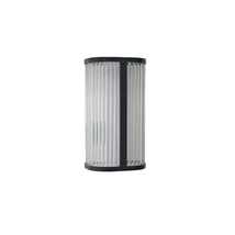 Aplica de perete Azzardo PANDORA metal, negru, transparent, LED, 12W, 3000-4000-6000K, IP44 - AZ-6573