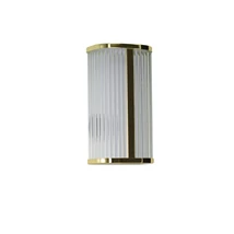 Aplica de perete Azzardo PANDORA metal, auriu, transparent, LED, 12W, 3000-4000-6000K, IP44 - AZ-6574