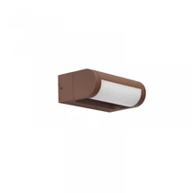 Aplica de perete exterioara Azzardo FRAME metal, plastic, maro, alb, LED, 12W, 4000K, IP65 - AZ-6636