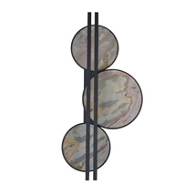Aplica de perete Azzardo MOONS metal, piatra, negru, gri, LED, 30W, CCT - AZ-6666