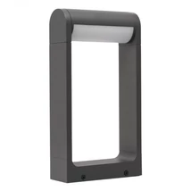 Lampadar exterior Azzardo FRAME metal, plastic, gri, alb, LED, 12W, 3000K, IP65 - AZ-6684