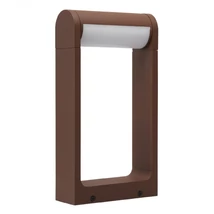 Lampadar exterior Azzardo FRAME metal, plastic, maro, alb, LED, 12W, 4000K, IP65 - AZ-6685