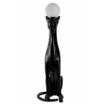 Lampa decor Azzardo PUMA plastic, sticla, negru, alb, E27 - AZ-6786