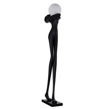 Lampa decor Azzardo HESTIA metal, plastic, sticla, negru, alb, E27 - AZ-6787