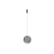 Pendul Azzardo EUFORIA metal, sticla, crom, transparent, LED, 6W, 3000K, 450Lm - AZ-6796