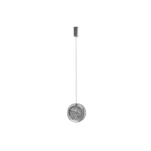 Pendul Azzardo EUFORIA metal, sticla, crom, transparent, LED, 6W, 3000K, 450Lm - AZ-6797