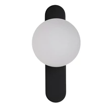 Aplica de perete Azzardo ELMO metal, sticla, negru, alb, LED, 5W, 3000K, 375Lm - AZ-6798