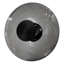 Aplica de perete Azzardo ANDORA metal, sticla, negru, fumuriu, LED, 12W, 3000K, 600Lm - AZ-6891