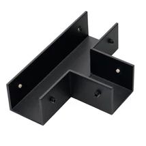 Accesorii pentru sina magnetica exterioara Azzardo T-CONNECTOR metal, negru, IP65 - AZ-6942