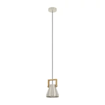 Pendul Eglo CAWTON metal, lemn, maro, otel, E27 - 43951