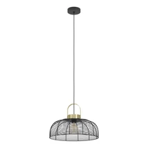 Pendul Eglo ROUNDHAM metal, negru, cupru, E27 - 43964