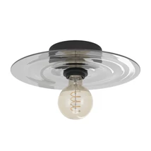 Plafoniera Eglo LINTMILL metal, sticla, negru, gri, E27 - 44028