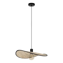 Pendul Eglo MARYWELL metal, lemn, negru, maro, E27 - 44044