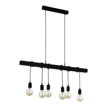 Pendul Eglo TOWNSHEND metal, lemn, negru, E27 - 44062