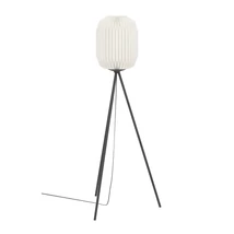 Lampadar Eglo BELGRAVE metal, hartie, negru, alb, E27 - 44104