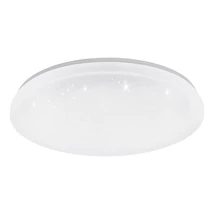 Plafoniera Eglo TOTARI-Z, LED integrat inclus, IP20, baza din otel alb, abajur plastic cu efect cristal alb | Eglo-900002