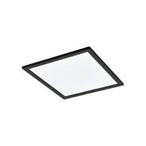 Plafoniera Eglo SALOBRENA-Z, LED integrat inclus, IP20, baza din aluminiu negru, abajur plastic alb | Eglo-900051