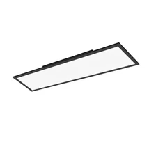 Plafoniera Eglo SALOBRENA-Z, LED integrat inclus, IP20, baza din aluminiu negru, abajur plastic alb | Eglo-900053
