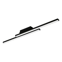 Plafoniera Eglo FRAIOLI-Z, LED integrat inclus, IP20, baza din aluminiu negru, abajur plastic alb | Eglo-900079
