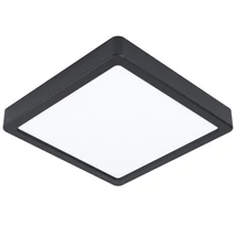 Plafoniera Eglo FUEVA-Z, LED integrat inclus, IP44, baza din otel negru, abajur plastic alb | Eglo-900109