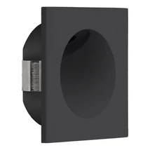 Spot incastrabil Eglo ZARATE plastic, negru, LED, 2W, 3000K, 90Lm - 900251