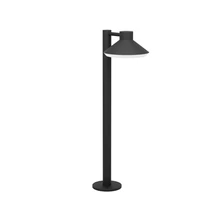 Lampadar exterior Eglo NINNARELLA metal, plastic, negru, alb, GU10, IP44 - 900689