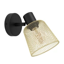 Spot Eglo COSLADA metal, negru, alama, E27 - 900693
