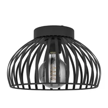 Plafoniera Eglo MOGANO metal, negru, E27 - 900792