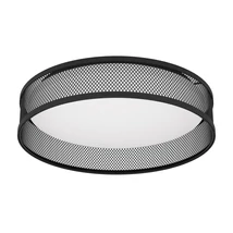 Plafoniera Eglo LUPPINERA metal, plastic, negru, alb, LED, 3000K, 20W, 2400lm - 900795
