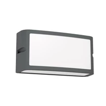 Aplica de perete exterioara Eglo CAMARDA metal, plastic, antracit, alb, LED, 4000K, 10.5W, 1200lm, IP54 - 900808