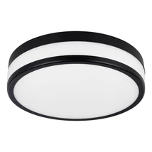 Plafoniera pentru baie Eglo PALERMO metal, sticla, negru, alb, LED, 3000K, 17.1W, 2100lm, IP44 - 900846