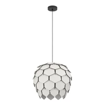 Pendul Eglo MATTANZA metal, lemn, negru, gri, E27 - 900847