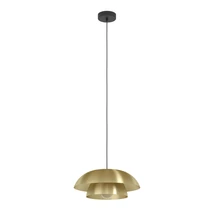 Pendul Eglo CENCIARA metal, negru, alama, auriu, E27 - 900849
