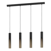 Pendul Eglo BARBOTTO metal, negru, maro, GU10, 4,5W - 900875
