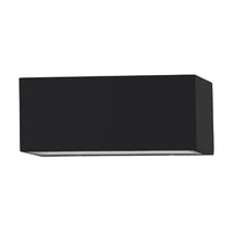 Aplica de perete exterioara Eglo SPONGANO metal, sticla, negru, transparent, LED, 3000K-4000K-5000K-6500K, 2x5W, 1200lm, IP65 - 900885