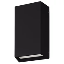 Aplica de perete exterioara Eglo SPONGANO metal, negru, LED, 3000K-4000K-5000K-6500K,  2x5W, 1200lm, IP65 - 900886