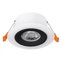Spot incastrabil Eglo CALONGE plastic, alb, negru, LED, 3000K, 4.8W, 620lm - 900914
