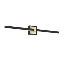 Aplica de perete pentru baie Eglo PEGUERA metal, plastic, negru, alb, LED, 3000K, 17.5W, 2000lm, IP44 - 900929